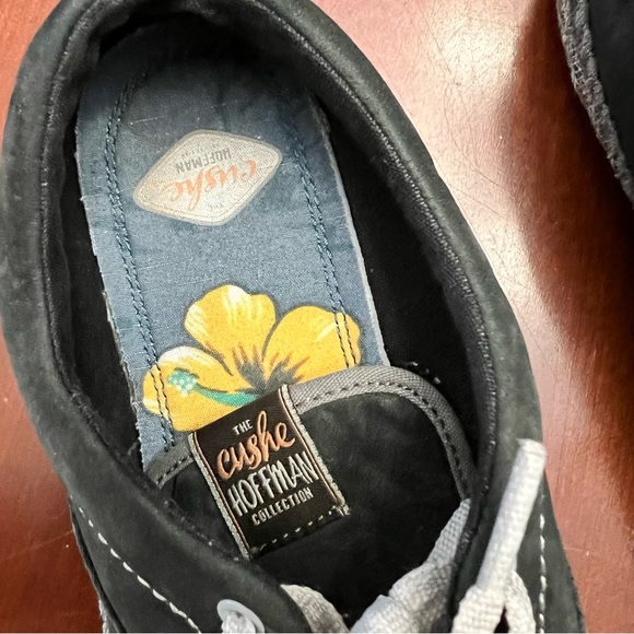 Cushe Women’s Ropewalk leather sneakers shoes size 7 charcoal black bluish grey - Picture 4 of 12